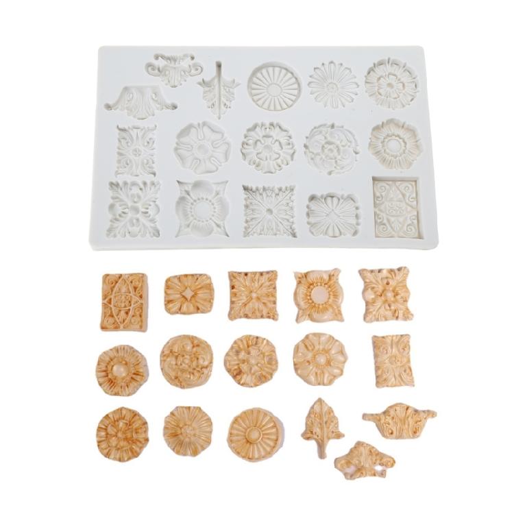 Stone Silicone Fondant Chocolate Mold Cake Decorating Tool Baking Accessories