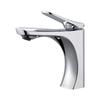 Best-selling Creative Zinc Alloy Sink Faucet Single Handle Modern Design Hot/Cold Water Functionality Deck Mounted School Use