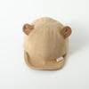 Adorable Baby Bear Hat Soft Corduroy Cap for Infants Aged 0 24 Months Perfect for Sensitive Skin