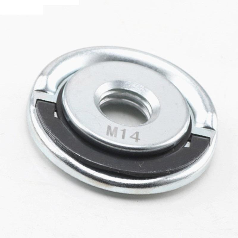 1PC M14 Filettatura Smerigliatrice angolare Piastra di pressatura autobloccante Smerigliatrice angolare Flangia a sgancio rapido Dado di serraggio Mandrino di potenza Strumenti Parti