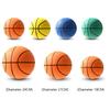 18/21/24Cm Bouncing Mute Ball Indoor Silent Basketball With Hoop High-Resilience Lightweight Mini Basketball Kids Gifts