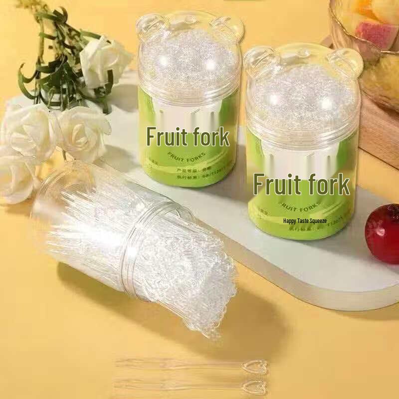 Chixing Disposable Transparent Fruit & Dessert Picks