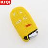 Silicone Rubber Car Key Case Cover For Jeep Grand Cherokee Wrangler Renegade Compass For Chrysler300C For Fiat Wyatt Key