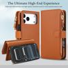 Abnehmbare Crossbody-Geldbörsenhülle für iPhone 17 Pro Max Air 16 Plus 17E 16E 15 14 13 MINI 12 11 XS Xr Kartenhalter Lederabdeckung
