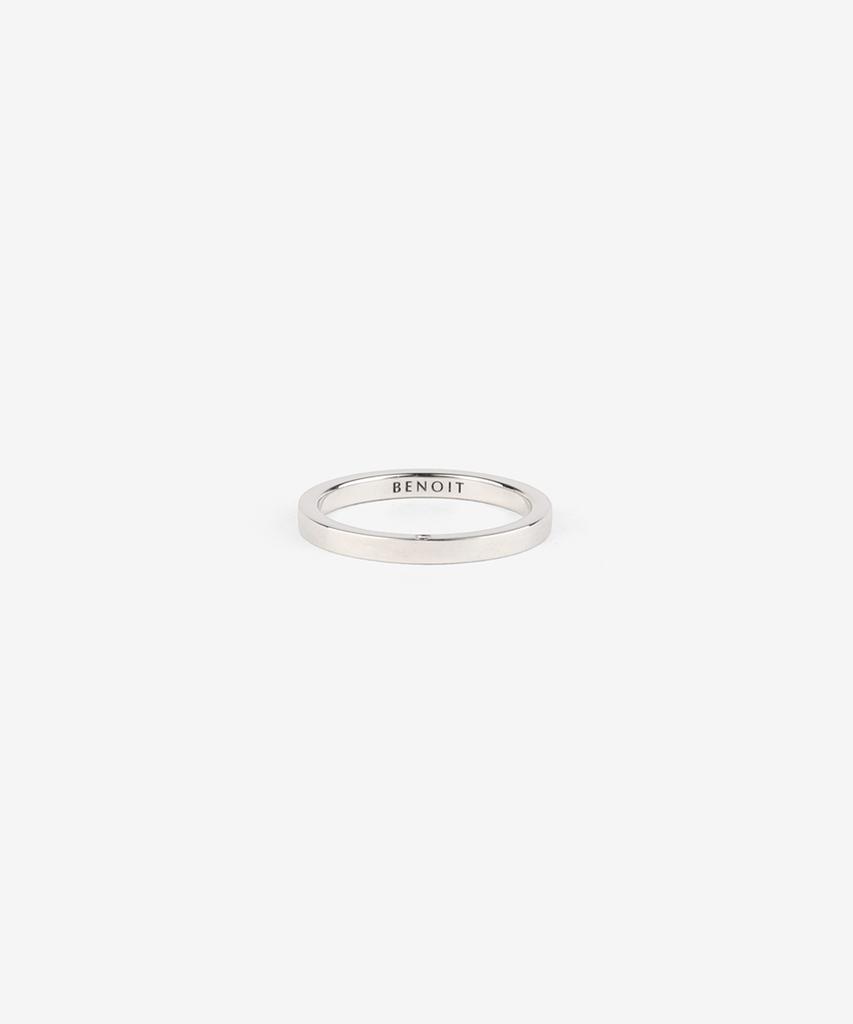 Benoit [Silver 925] Classic Lab Diamond Band Ring Silver