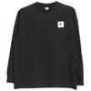 One Colors LOGOS PARK Men's Long Sleeve T-Shirt with Logo Print, Crew Neck, Size 3L, Black (49)