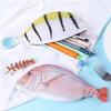 Kreatives Fisch-Federmäppchen Große Kapazität Stifte-Etui Tasche Lustige Schul-Federmäppchen Schreibwaren Kawaii Federmäppchen