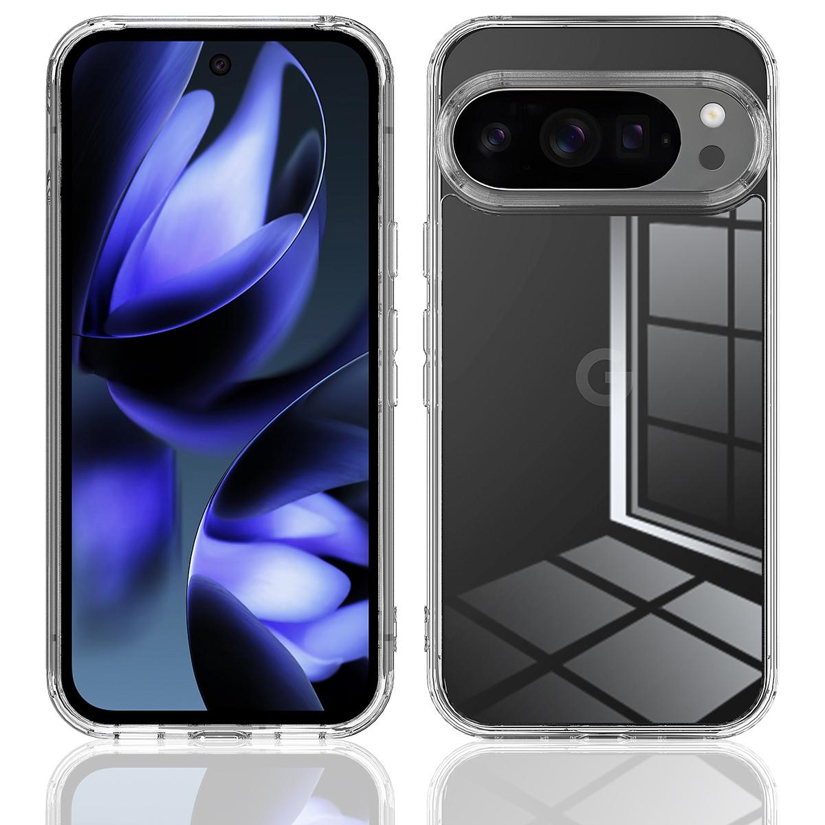 

For Google Pixel 10 Pro Clear Phone Case TPU+Acrylic Shockproof Phone Back Cover Clear