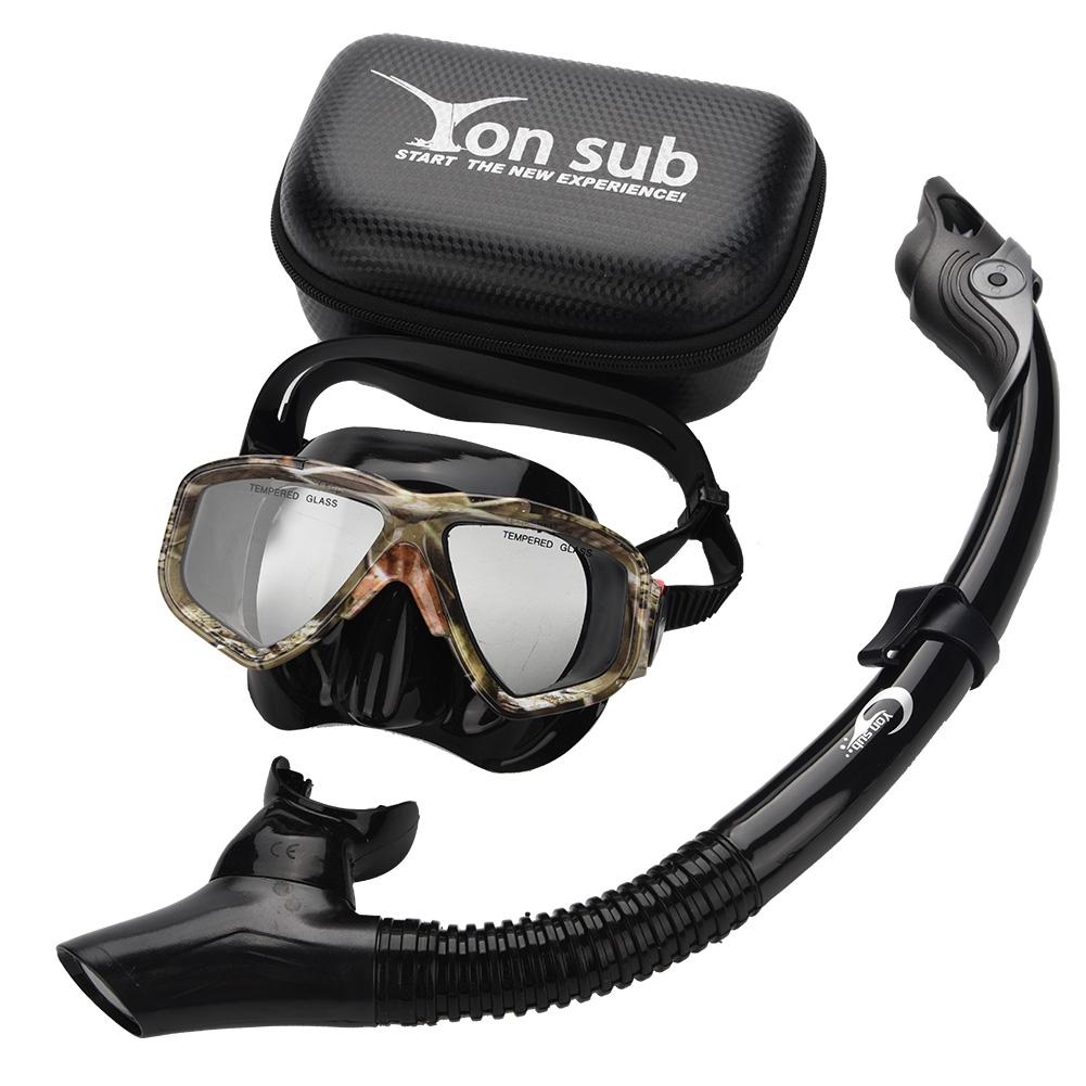 YonSub Diving Snorkeling Mask Set Goggles Snorkeling Underwater Swimming Snorkel Kit Diving Equipment