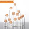 22ml Transparent Bayonet Bottle for Candy or Wishing with Cork Cap