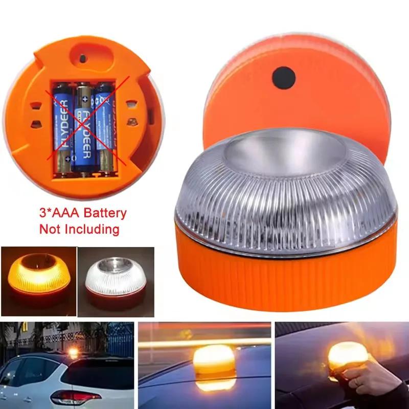 Car Emergency Flashing Warning Light LED Beacon Lamp (3*AAA Battery Not Included) for Spain Cars Trucks Motorcycles