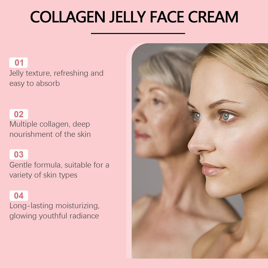 Collagen Jelly Cream, Enhancing The Skin's Barrier Moisture. Collagen Moisturizing Cream,100g