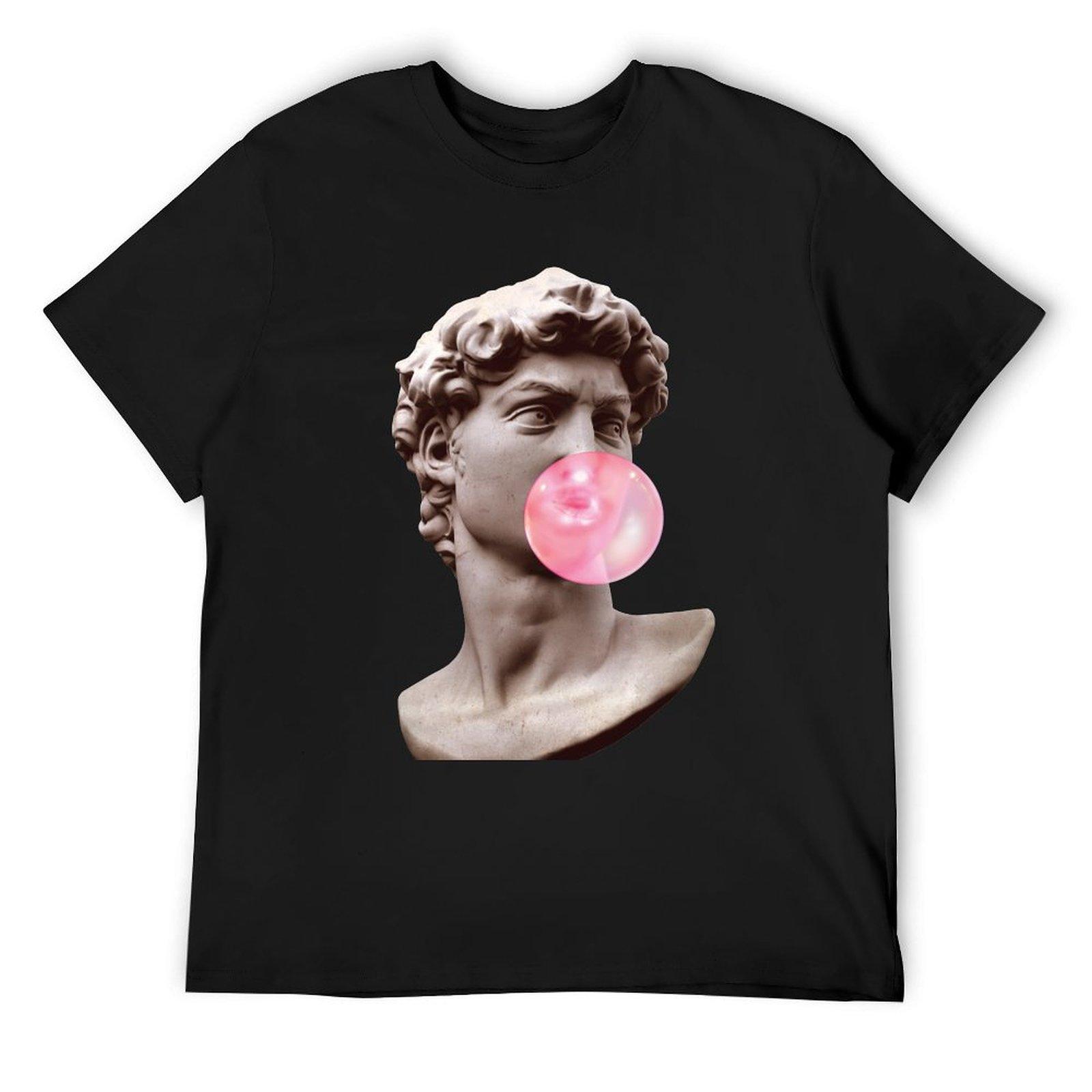 

Greek statue with a gum T-Shirt cheap stuff designer shirts t shirts men 4XL