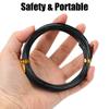 Anodized Aluminum Bonsai Training Wire With 3 Sizes(1.0 mm,1.5 mm,2.0 mm) Total 15m (Black) Decoration Wire Bonsai Wires 3 Rolls