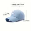 Hip Hop Baseball Cap - Cotton Anchor Embroidered Dad Hat Snapback Trucker Hat, Breathable Sun Protection Fashion Hip Hop Sun Hat