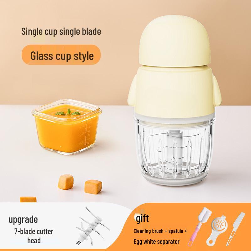 All-Steel Blade Baby Food Processor: Blend Meat & Vegetable Purees for Infants & Toddlers