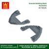 7Pcs/lot 47404 Bow and Stern Creating Pieces Moc Deck Accessories Fits with Bricks Children Kids Play kits Building Assembly Perfect Gift Box