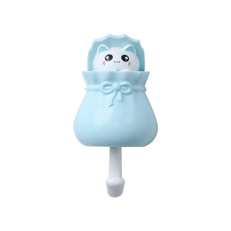 Key Hooks Cat Traceless Hat Coat Hook Hanger Shape Living Room Tool Auxiliary