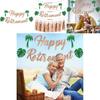 Retirement Theme Party Banner And Tassel With For Summer Event And Background Decor