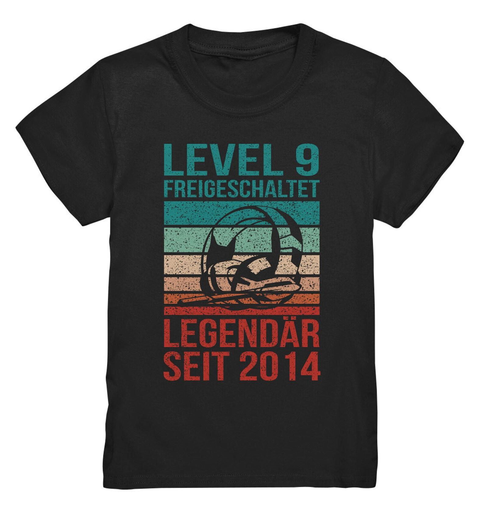 Level 9 Complete Personalized Gambling Gamer Birthday Gaming T-Shirt Gift - Kids Premium Shirt L