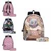 Set Zaino Cartone Animato Anime Demon Slayer Per Studenti Durevole Traspirante E Leggero