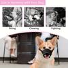 Adjustable Dog Muzzle Front Opening Design Allows Drinking Puppy Mouth Cover Prevents Biting Breathable Mesh Pet
