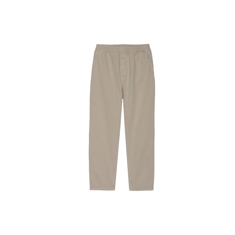 Carhartt WIP High Waist Solid Color Straight Leg Pants Classic Logo Tag Wide Work Pants Men bottoms I029919-G1-GD