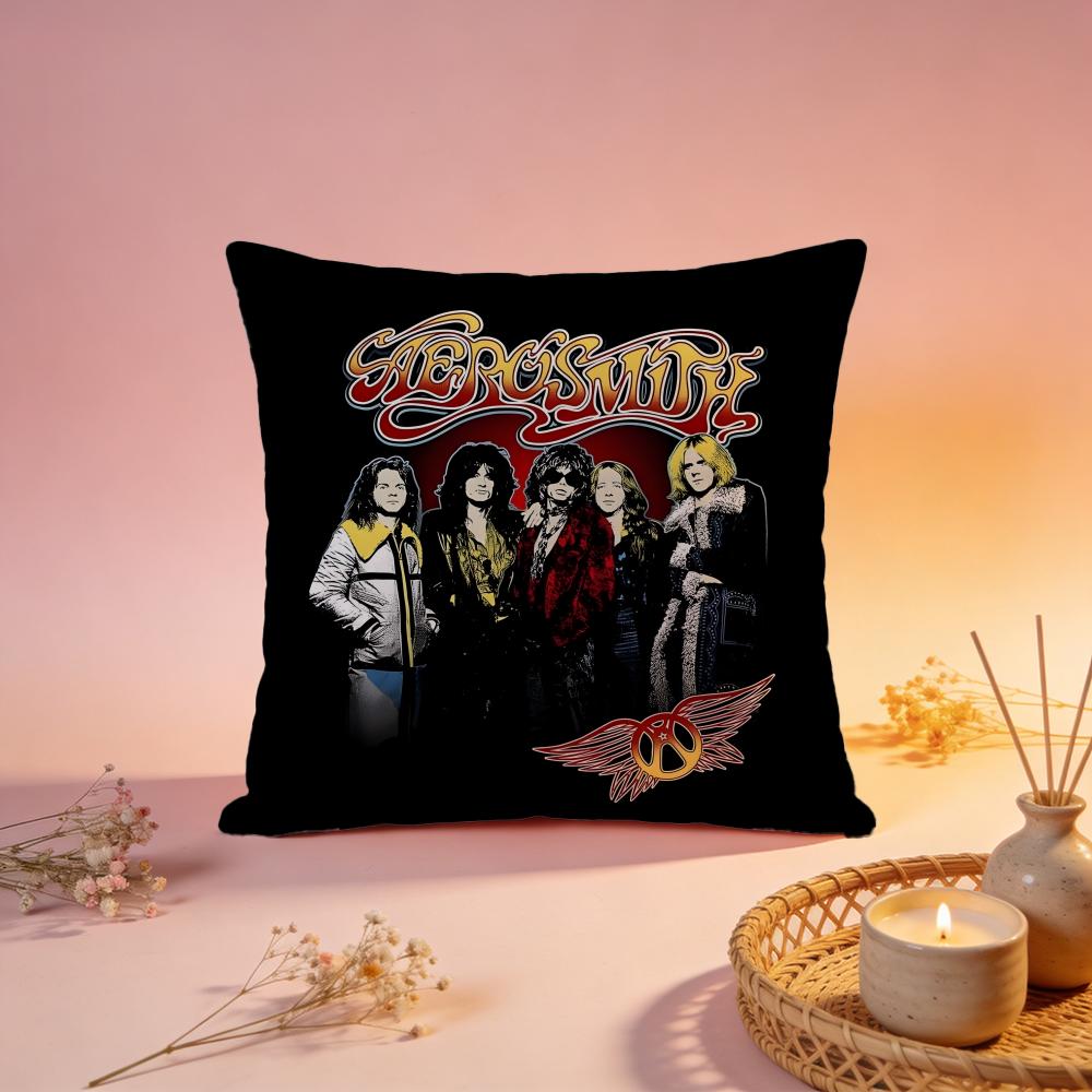 Stylish Aaerosmither Cushion Cover Comfortable Durable Pillow Cover MultiScene for Home Office Car Sofa