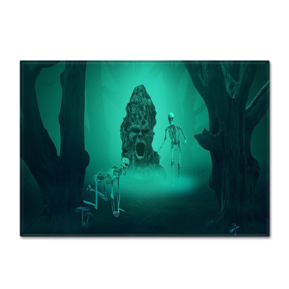 Skull Living Room Floor Mat Bedroom Dining Room Carpet Carpet Doormat