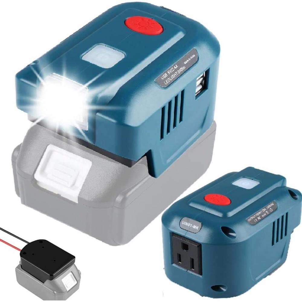 Makita Eid 150w Battery Inverter + 18v Battery Adapter Ac100 120v 150w