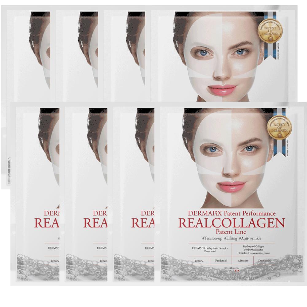 DERMAFIX Patent Performance Real Collagen Mask 12 Sheets 1 Pack
