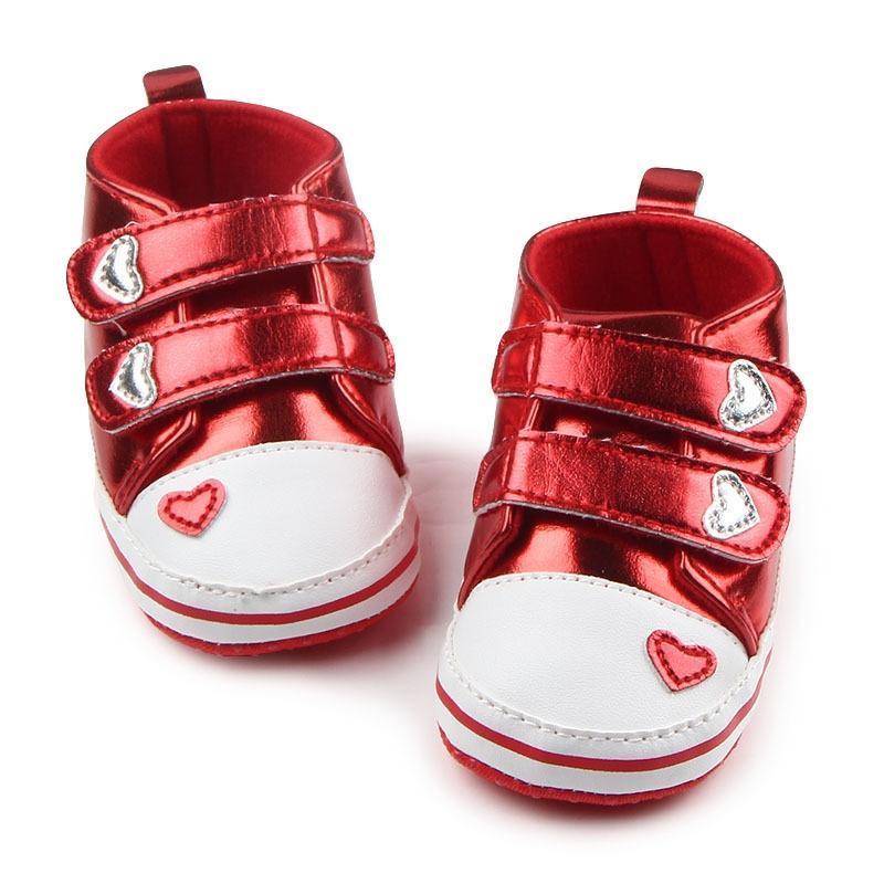 red infant shoes