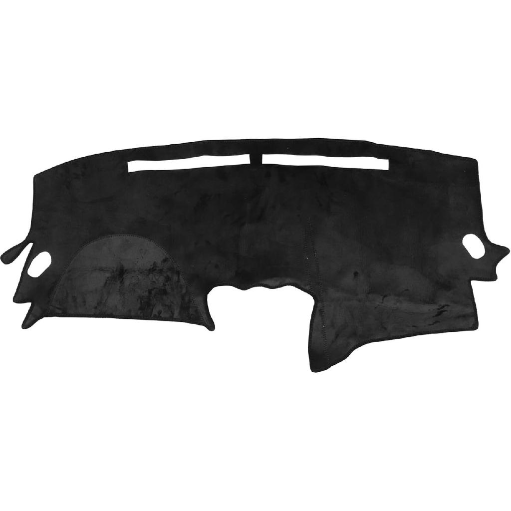 Car Dashboard Cover Mat Compatible for Nissan Altima 2007-2012, Protective Flannel Black Center Console Interior Trim Dash Board Mat