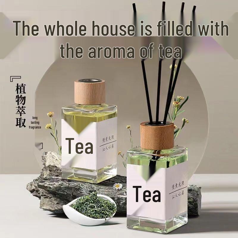 

Men s Long-lasting Tea-Scented Flameless Incense Air Freshener for Bedroom, Home, and Car