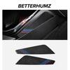 For X3 G45 G48 2025 2026 Real Carbon Fiber Center Console Side Knee Leg Panel Trim Sticker Car Interior Decor Accessories OX6