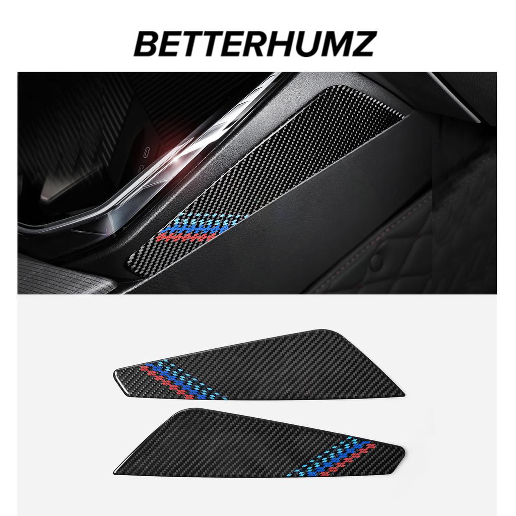 For BMW X3 G45 G48 2025 2026 Real Carbon Fiber Center Console Side Knee Leg Panel Trim Sticker Car Interior Decor Accessories OX6