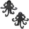 Black Hook, Vintage Wall Hook for Hats, Coats and Towels