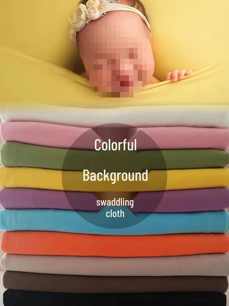 Baby Photography Fabric Props: Milk Wrap, 100-Day Blanket, Full Moon Background