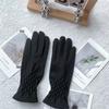 Fashion Lady Glove Mitten Women Touch Screen Gloves New Full Fingers Suede Gloves
