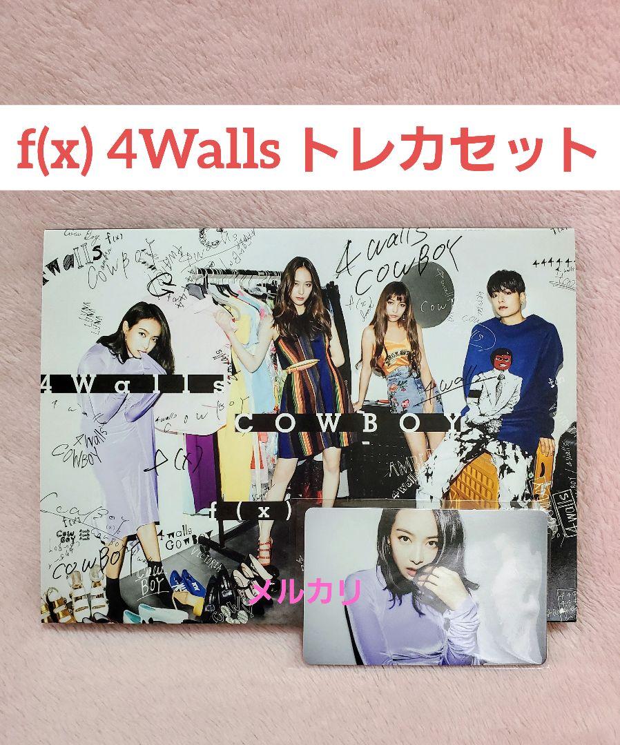 

[USED] f(x) 4Walls COWBOY trading card cd dvd