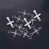 20Pieces Necklace Making Pendant For DIY Handmade Jewelry Tiny Crucifix Pendant