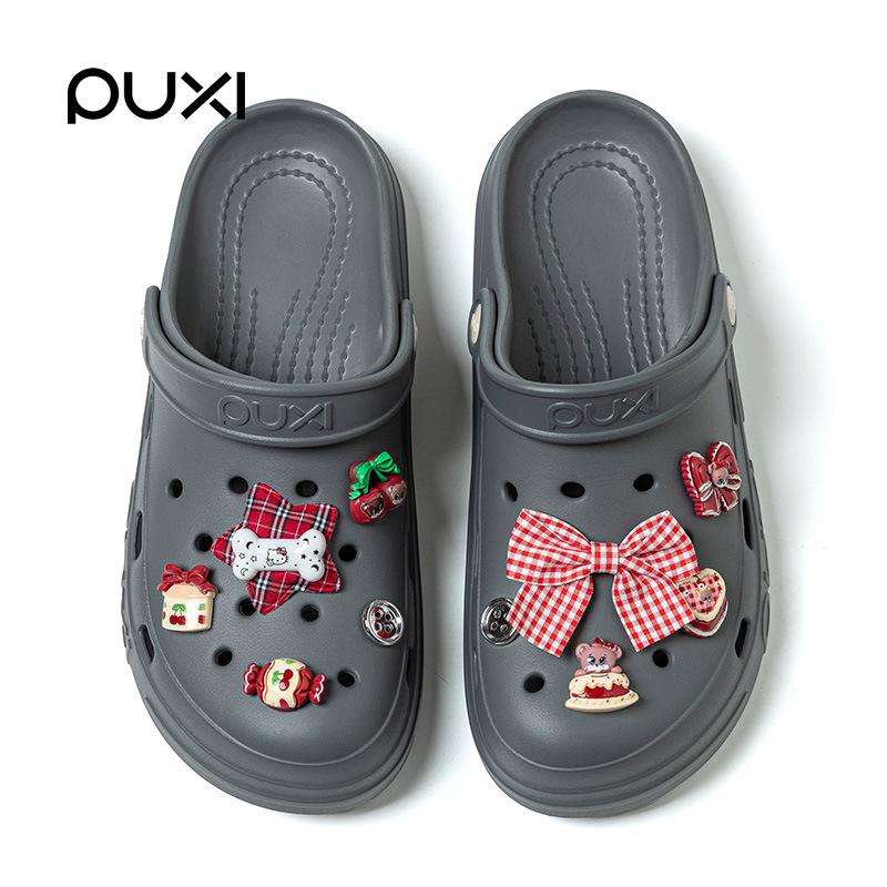 Men's EVA Non-Slip Thick Sole Closed-Toe Summer Outdoor Slippers