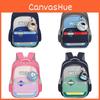 Preschool Girl Boys Lightweight Cartoon Print School Bag With Air Cushion Straps For Young Children
