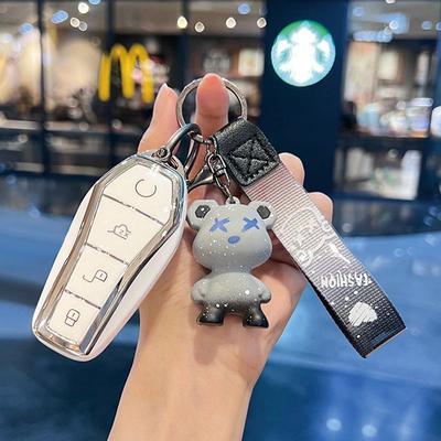 Custodia per chiave BYD: Compatibile con Dolphin, Seagull, Song Plus, Qin DMI, Han EV, Tang, Seal, 06, Yuan Pro - Copri Portachiavi