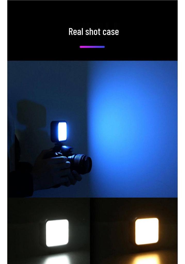 Yingkexi Mini RGB DSLR Camera Fill Light for Photography & Live Streaming