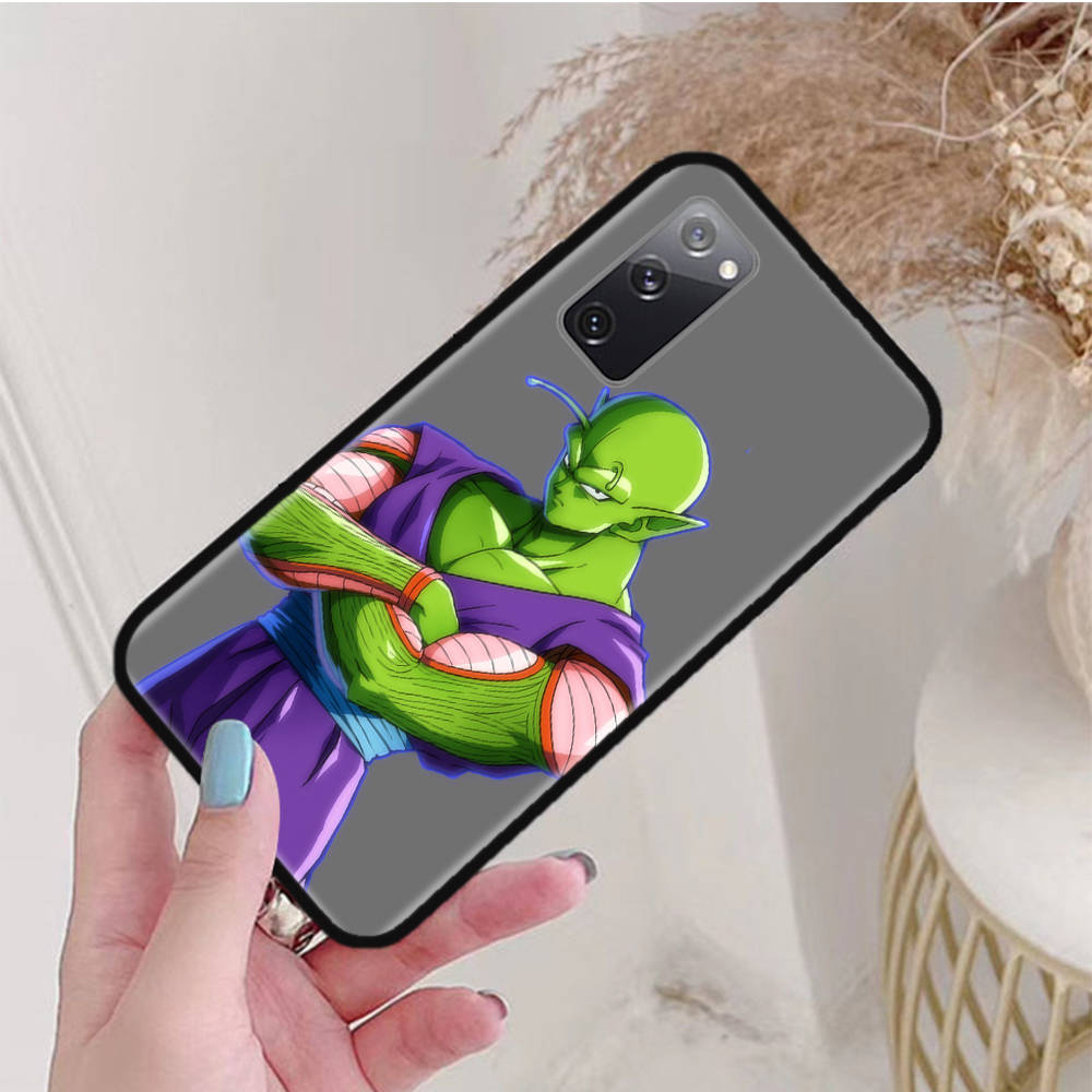 Black Case for iPhone 16 15 Plus 14 13 12 11 Pro 8 6 SE XR XS Max P30 Nova 5T Y5P Y6 Y7 Y8P Y9 Realme C30 C33 C31 W-88 Dragon Ball Cartoon