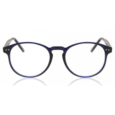 Full Rim Oval Shiny Dark Blue Smartbuy Collection Noor Cp109b Fashion Unisex Eyeglasses