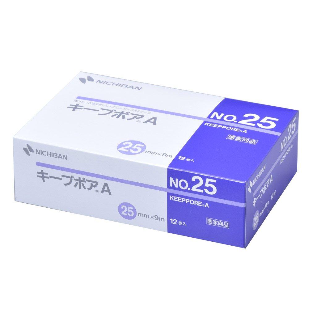 

Хирургический пластырь из микропористого полиэтилена Nichiban, Keeppore A, ширина 25 мм, рулон 9 м, 12 рулонов