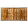 Garden Table Light Grey Poly Rattan and Solid Acacia Wood