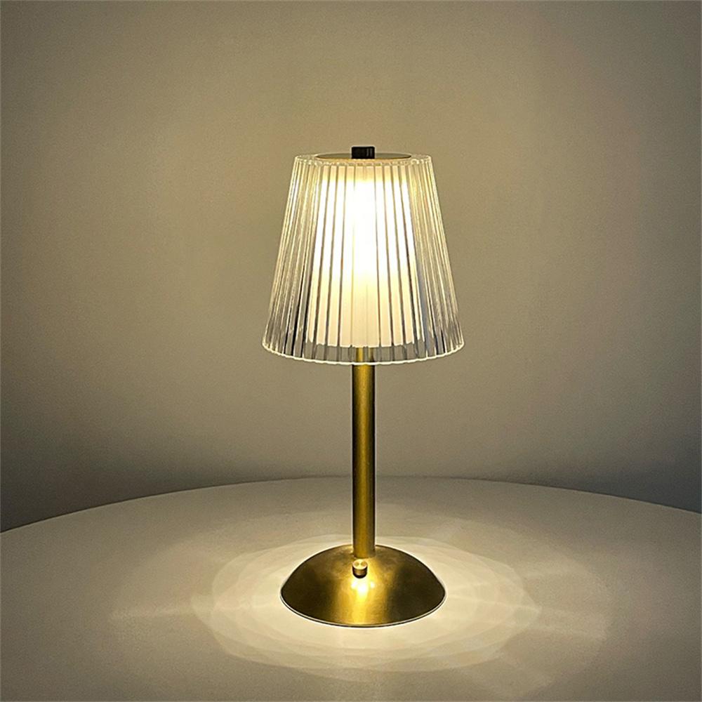 

LED Table Lamps 3 Color Touch Dimming Night Light USB Rechargeable Cordless Atmosphere Hotel Bedroom Bedside Lamps Decor Light
